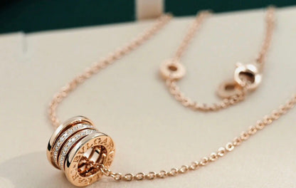 [ROYAL]ZERO 1 PINK GOLD DIAMOND NECKLACE