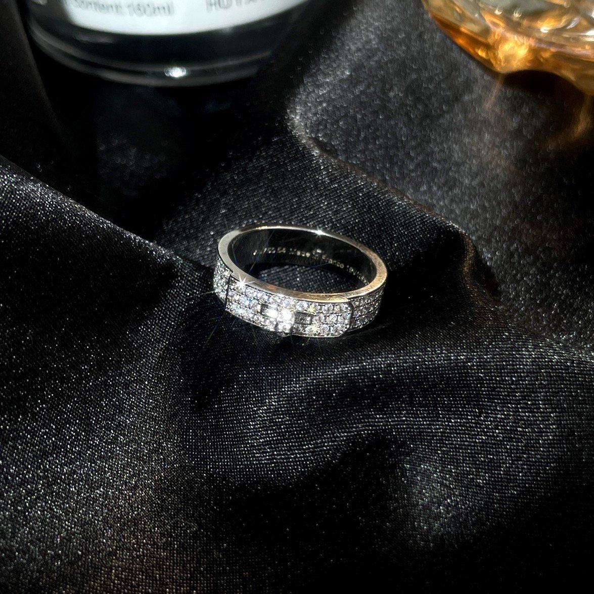 [ROYAL]KELLY SILVER DIAMOND RING