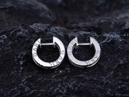 [ROYAL]ZERO 1 MINI SILVER DIAMOND EARRINGS