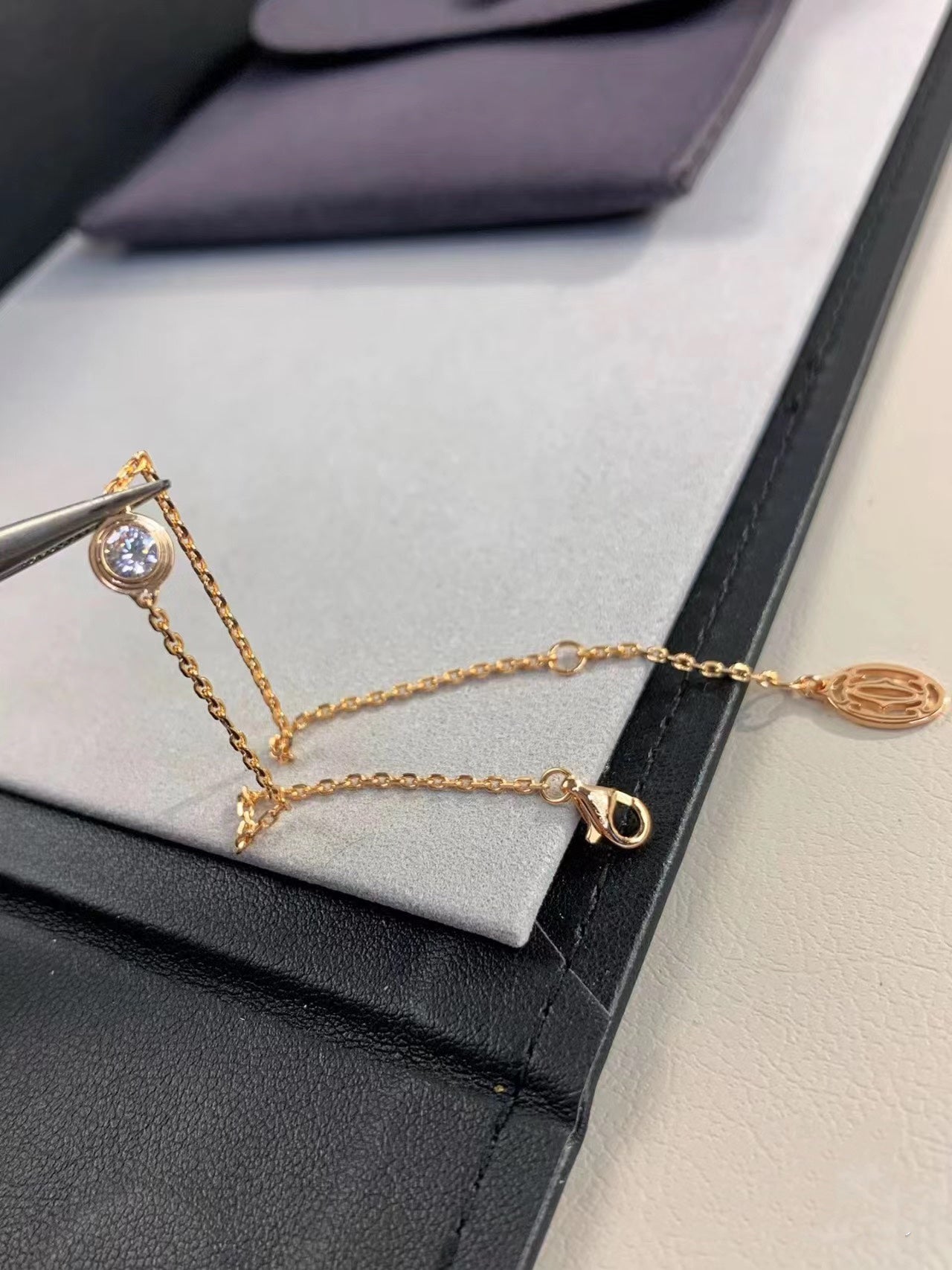 [Royal Jewellery]DAMOUR DIAMOND LINK BRACELET