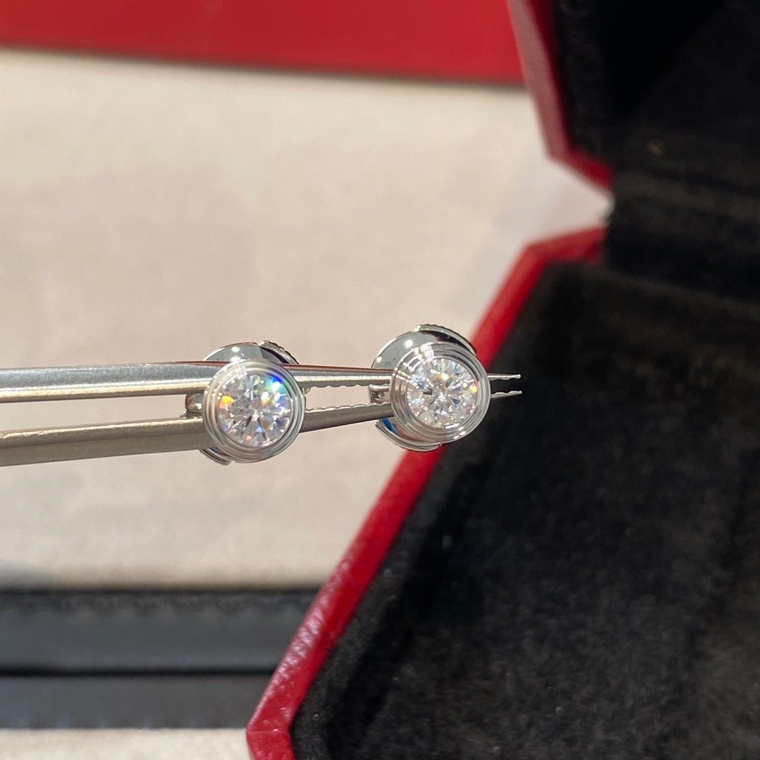 [ROYAL]DAMOUR DIAMOND EARRINGS