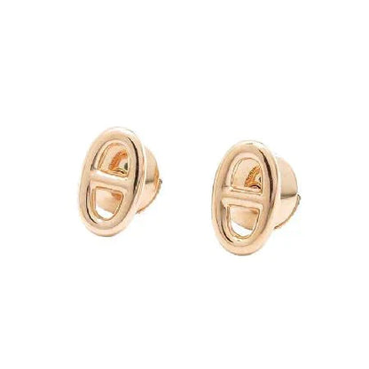 [ROYAL]CHAINE SMALL EARRINGS GOLD AND SILVER