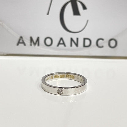 [Royal Jewellery]LOVE RING 4MM 1 DIAMOND