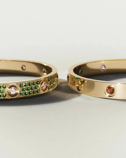 [Royal Jewellery]Classic 6.1mm Love Bracelet 10-Diamond Full Pavé