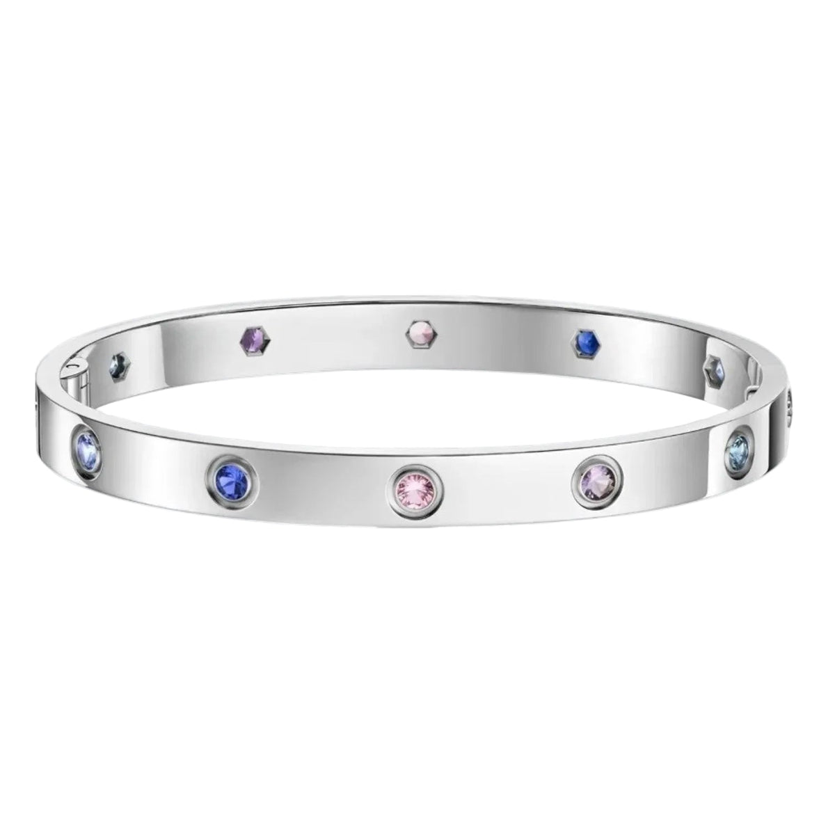 [Royal Jewellery]Classic 6.1mm Love Bracelet 10-Diamond Multicolor