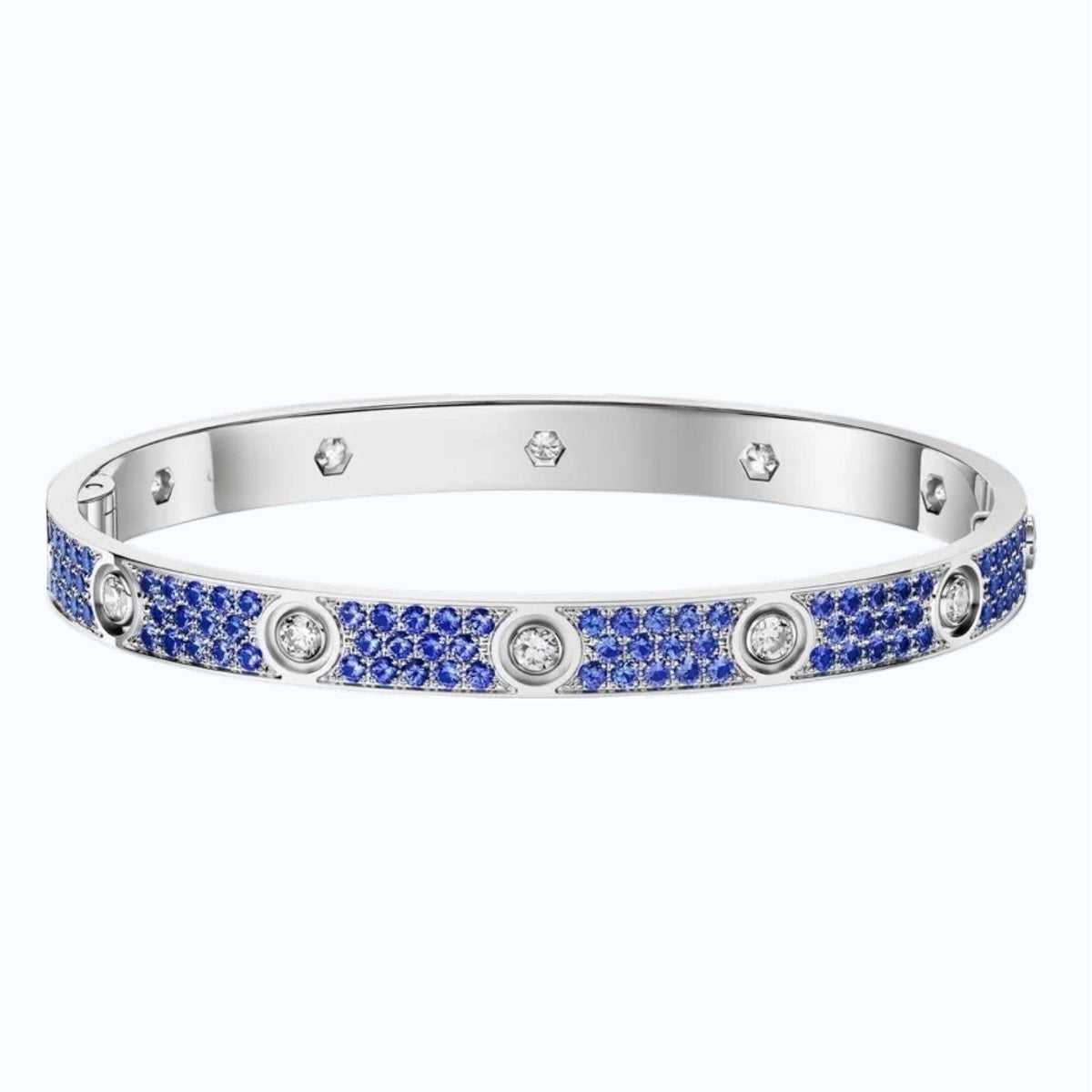 [Royal Jewellery]Classic 6.1mm Love Bracelet 10-Diamond Full Pavé