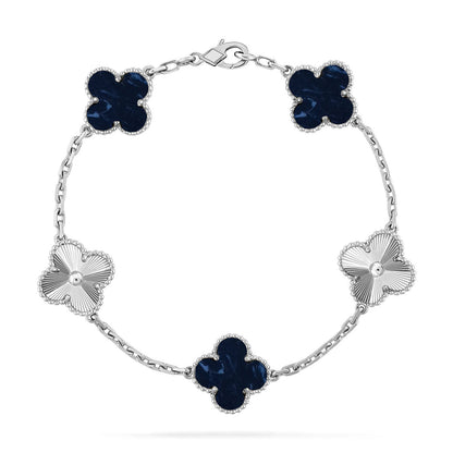 [Royal Jewellery]CLOVER 5 MOTIF PIETERSITE BRACELET COLLECTION