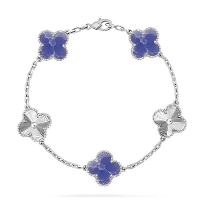 [Royal Jewellery]CLOVER 5 MOTIF BLUE VEINS BRACELET COLLECTION
