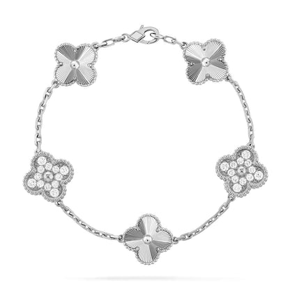 [Royal Jewellery] CLOVER 5 MOTIF LASER BRACELET COLLECTION