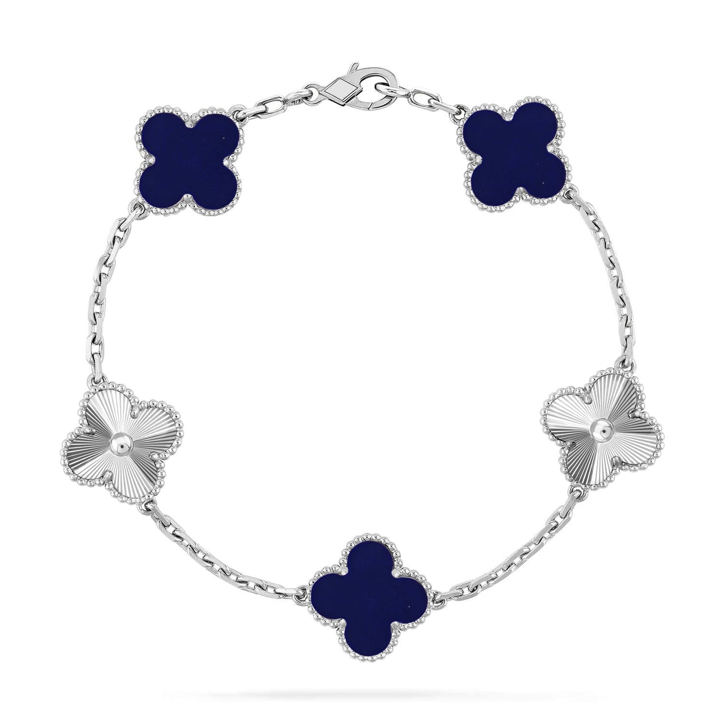 [Royal Jewellery]CLOVER 5 MOTIF LAPIS LAZULI BRACELET COLLECTION