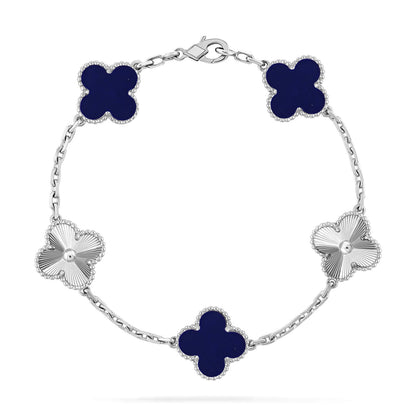 [Royal Jewellery]CLOVER 5 MOTIF LAPIS LAZULI BRACELET COLLECTION