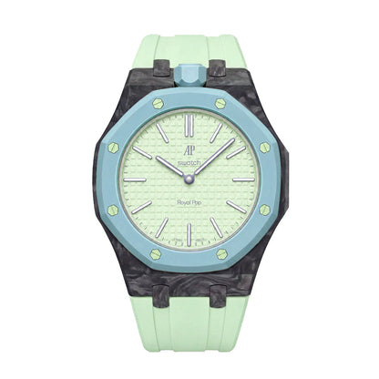Royal Oak Pop Exclusive Gehäuse aus Karbonfaser & Silikonarmband