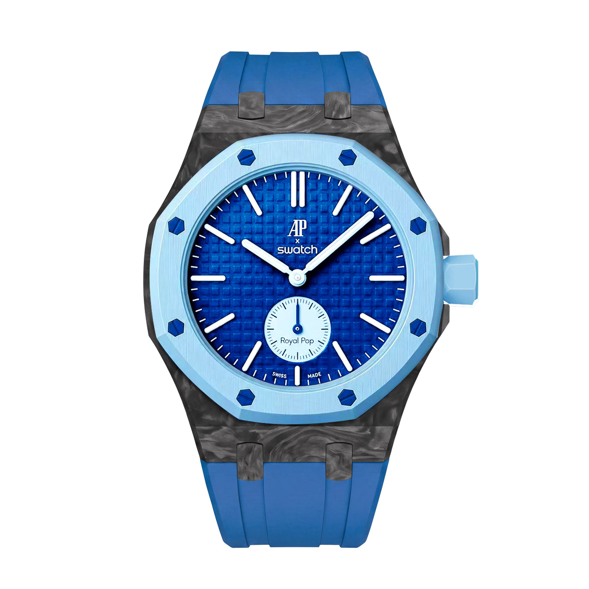 Royal Oak Pop Exclusive Gehäuse aus Karbonfaser & Silikonarmband