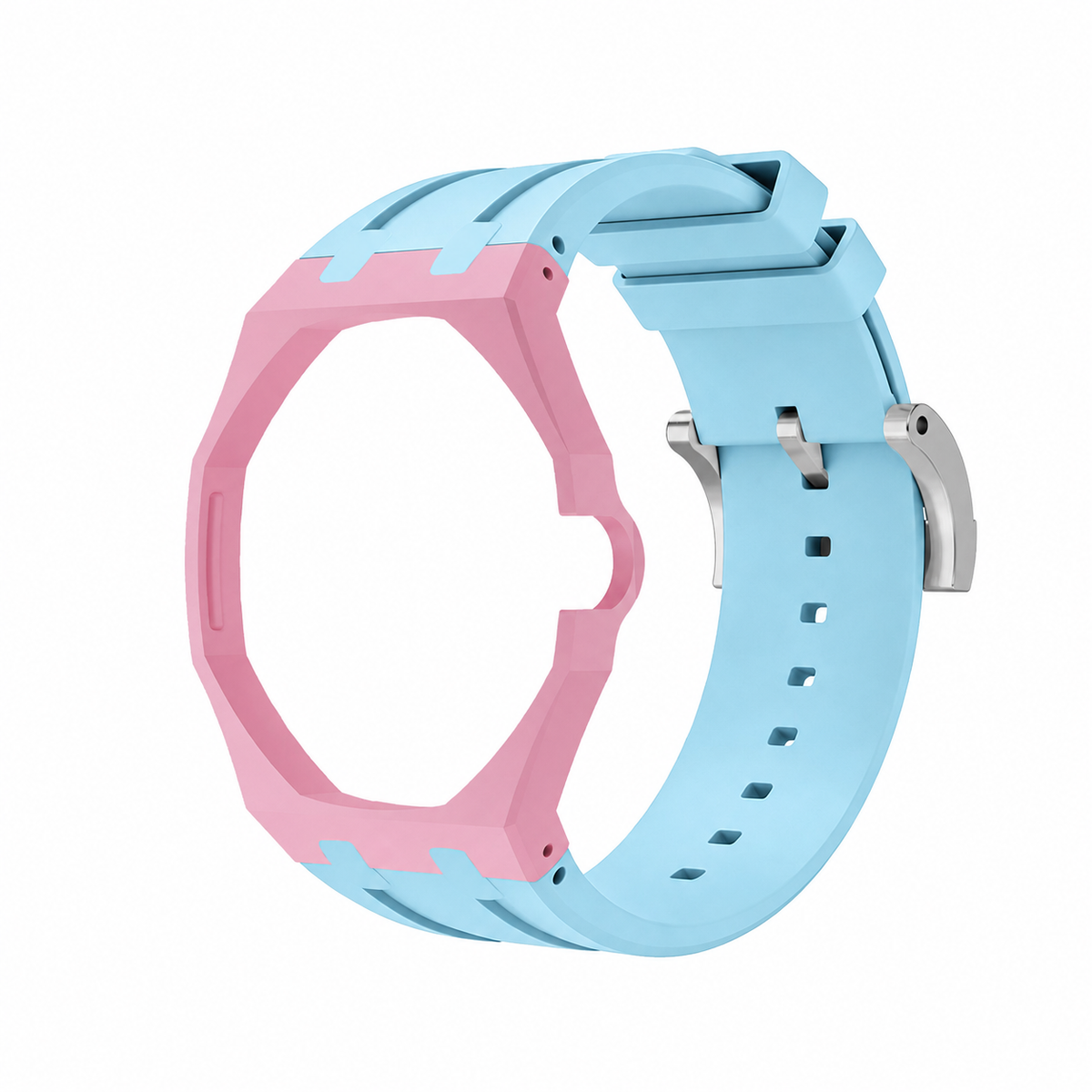 Royal&Vicky Strap Exclusive Bioceramic Case & Silicone Strap Mix Color