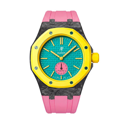 Royal Oak Pop Exclusive Gehäuse aus Karbonfaser & Silikonarmband