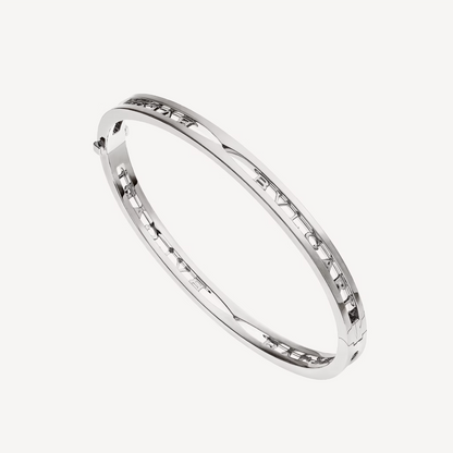 [ROYAL]ZERO 1 SPIRAL LOGO SILVER BRACELET