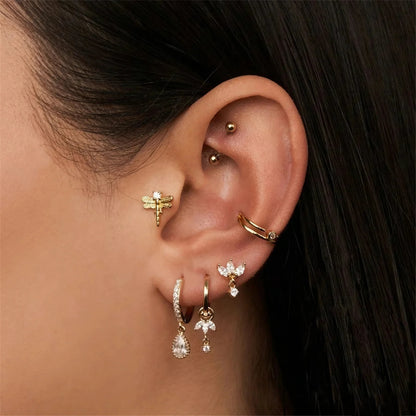 {
  "[Royal&Vicky]Brooke Removable Charm Hoops"
}