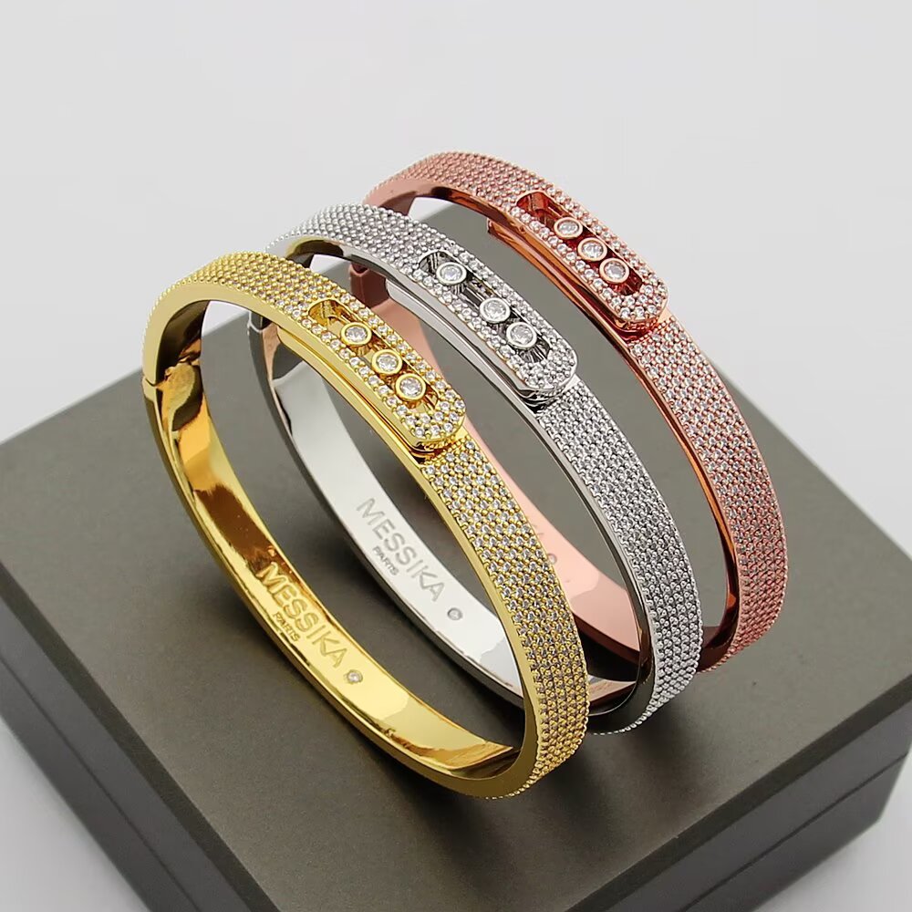 [Royal Jewellery]Move Noa Full Pavé Diamond Bangle Bracelet