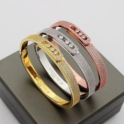 [Royal Jewellery]Move Noa Full Pavé Diamond Bangle Bracelet