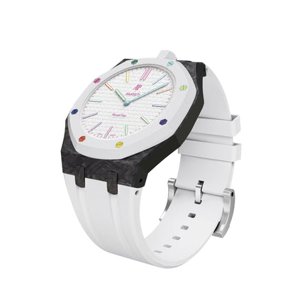 Royal Oak Pop Exclusive Gehäuse aus Karbonfaser & Silikonarmband