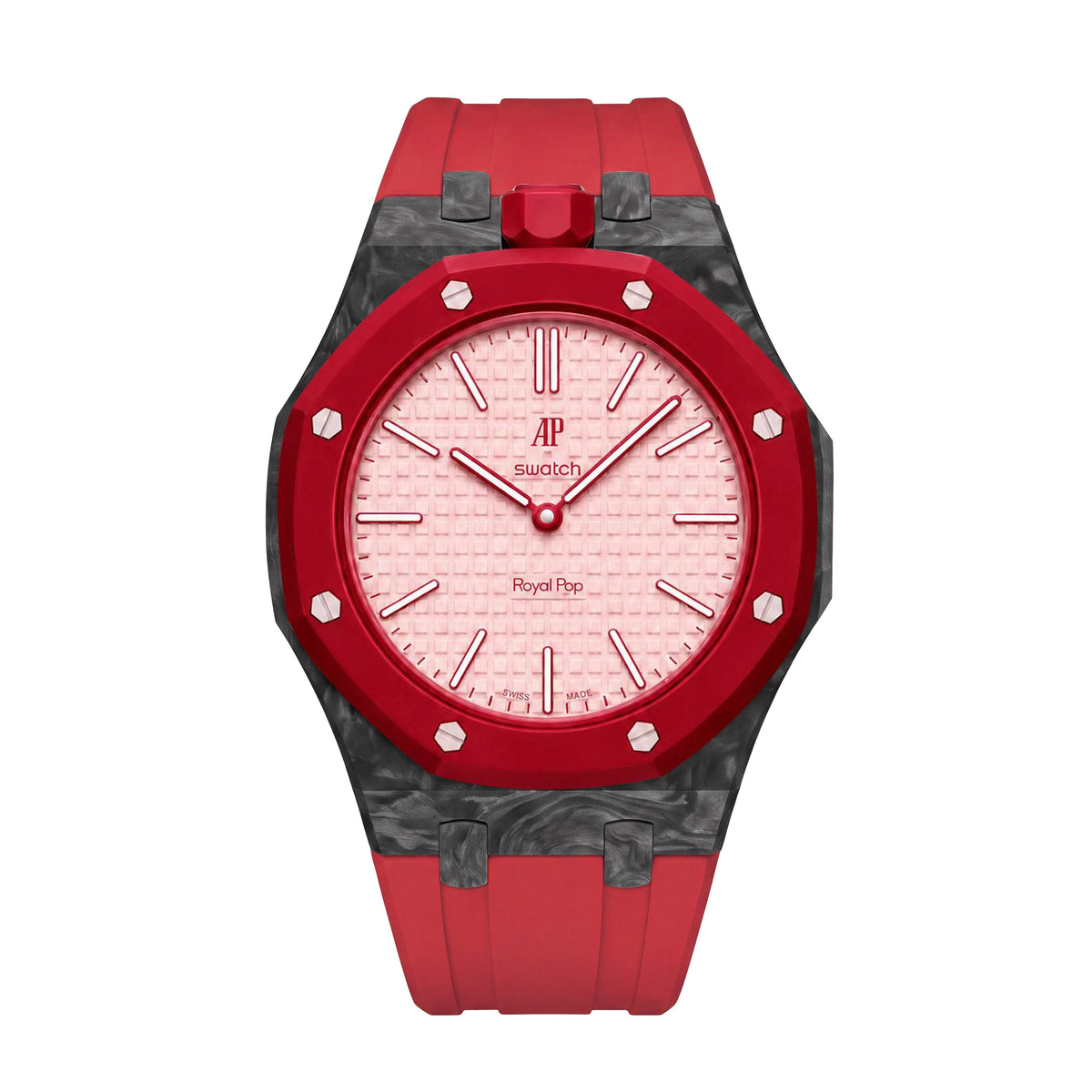 Royal Oak Pop Exclusive Gehäuse aus Karbonfaser & Silikonarmband