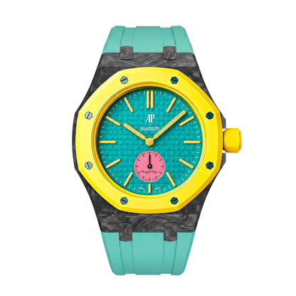 Royal Oak Pop Exclusive Gehäuse aus Karbonfaser & Silikonarmband
