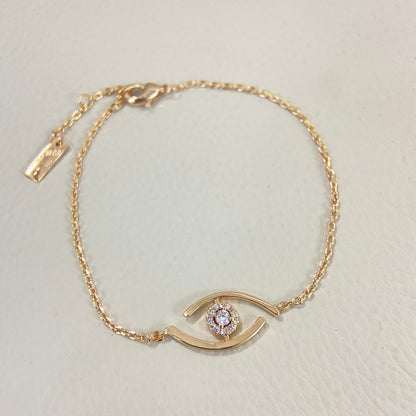 [Royal Jewellery]Lucky Eye Pave-Set Diamond Bracelet
