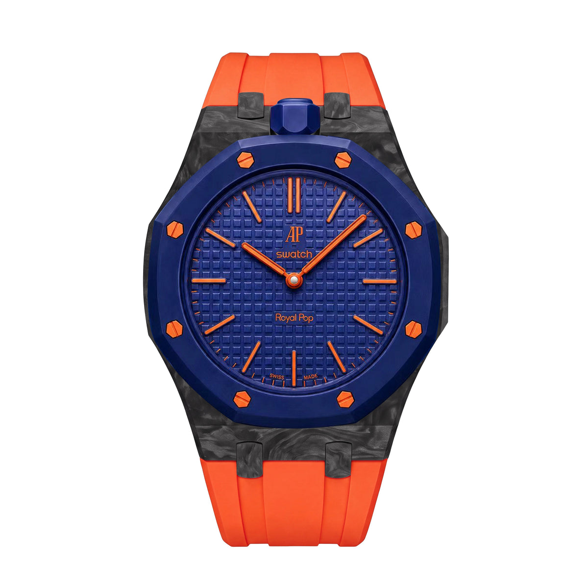 Royal Oak Pop Exclusive Gehäuse aus Karbonfaser & Silikonarmband