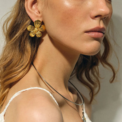 [Royal&Vicky]Daisy Gold Ohrringe
