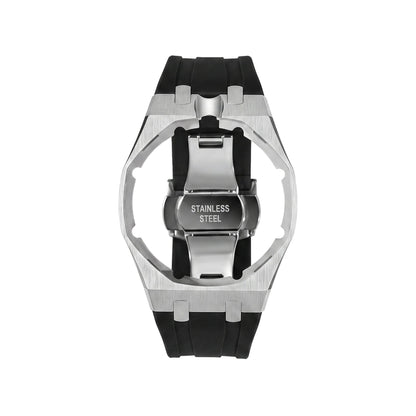 Royal&Vicky Strap Exclusive Steel Case & Silicone Strap With Cradle