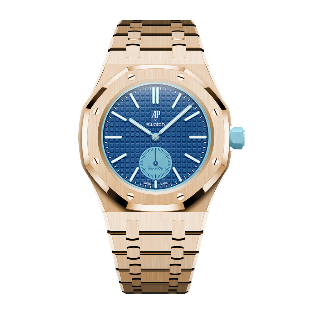 Royal Oak Pop Exklusives Stahlgehäuse & Armband Uhrband mit vollständiger Einfassung