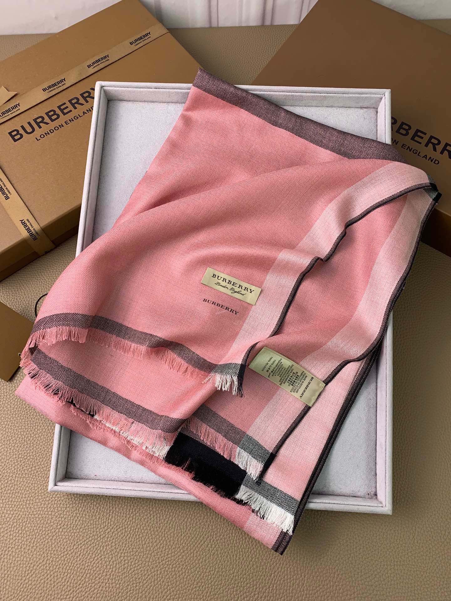 SCARF 200 CM IN ROSE PINK CASHMERE 394727