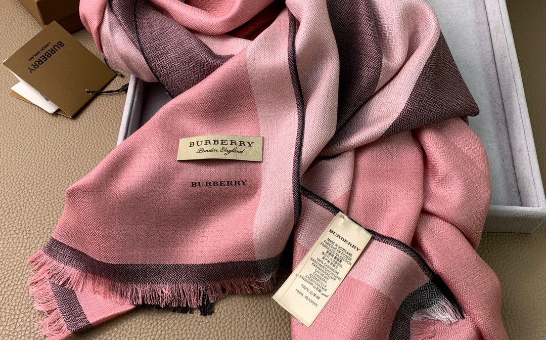 SCARF 200 CM IN ROSE PINK CASHMERE 394727