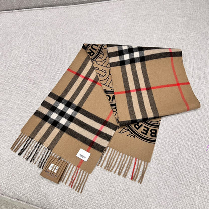 SCARF 168 CM IN CAMEL BEIGE CASHMERE 410088