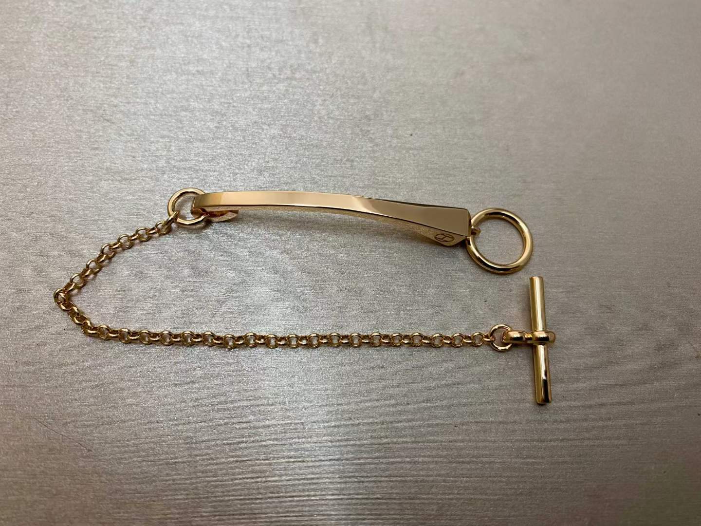 [Royal Jewellery]CLOU DE FORGE BRACELET WITH SQUARE CONE STUDS
