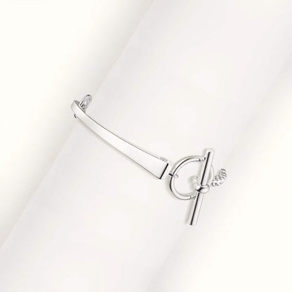 [Royal Jewellery]CLOU DE FORGE BRACELET WITH SQUARE CONE STUDS