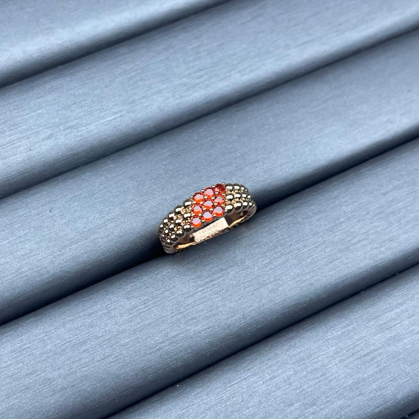 [Royal Jewellery]NARROW BEADED RING WITH DIAMONDS