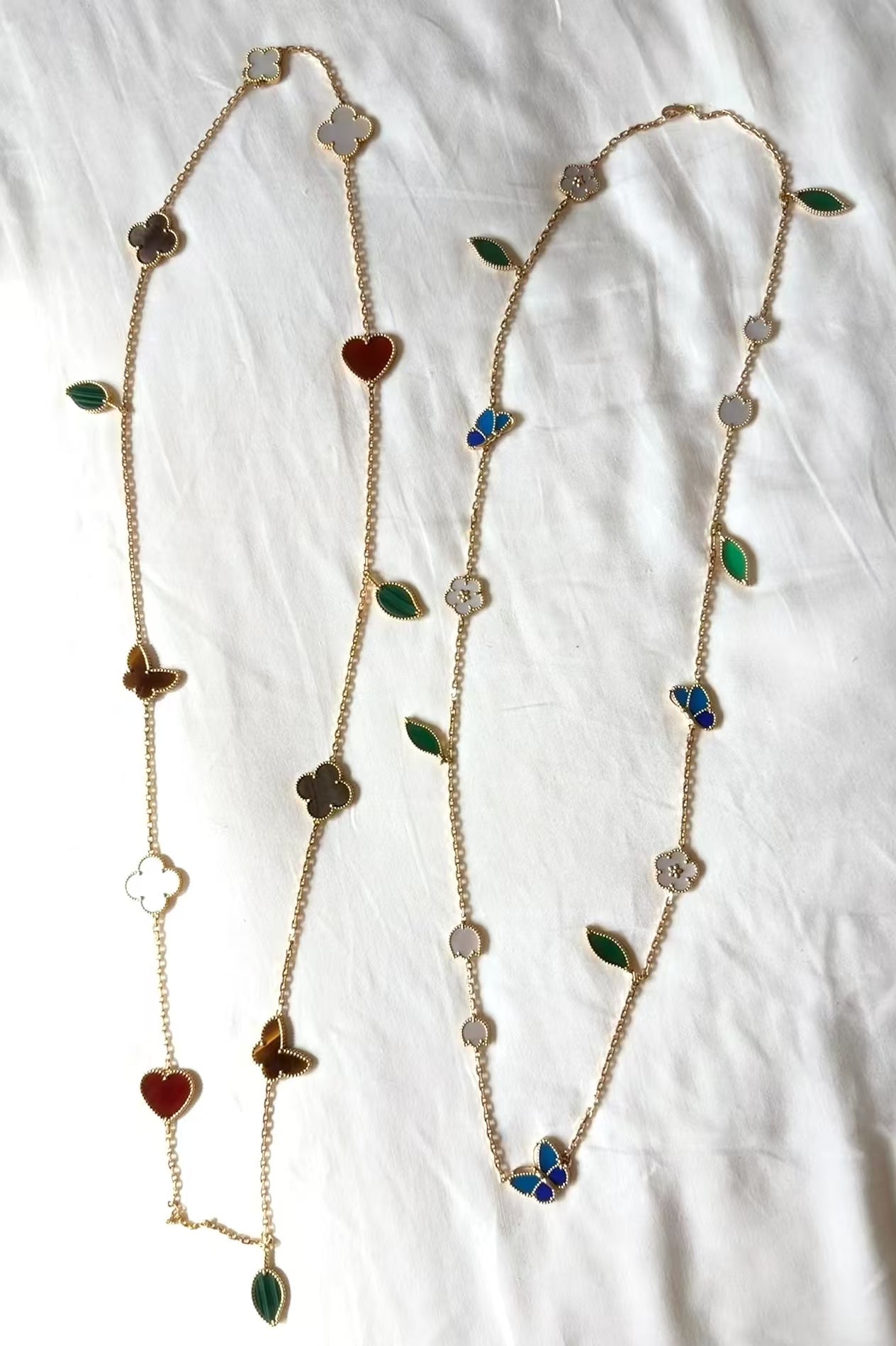 [Royal Jewellery ]LUCKY SPRING GOLD  MOTIFS  NECKLACE