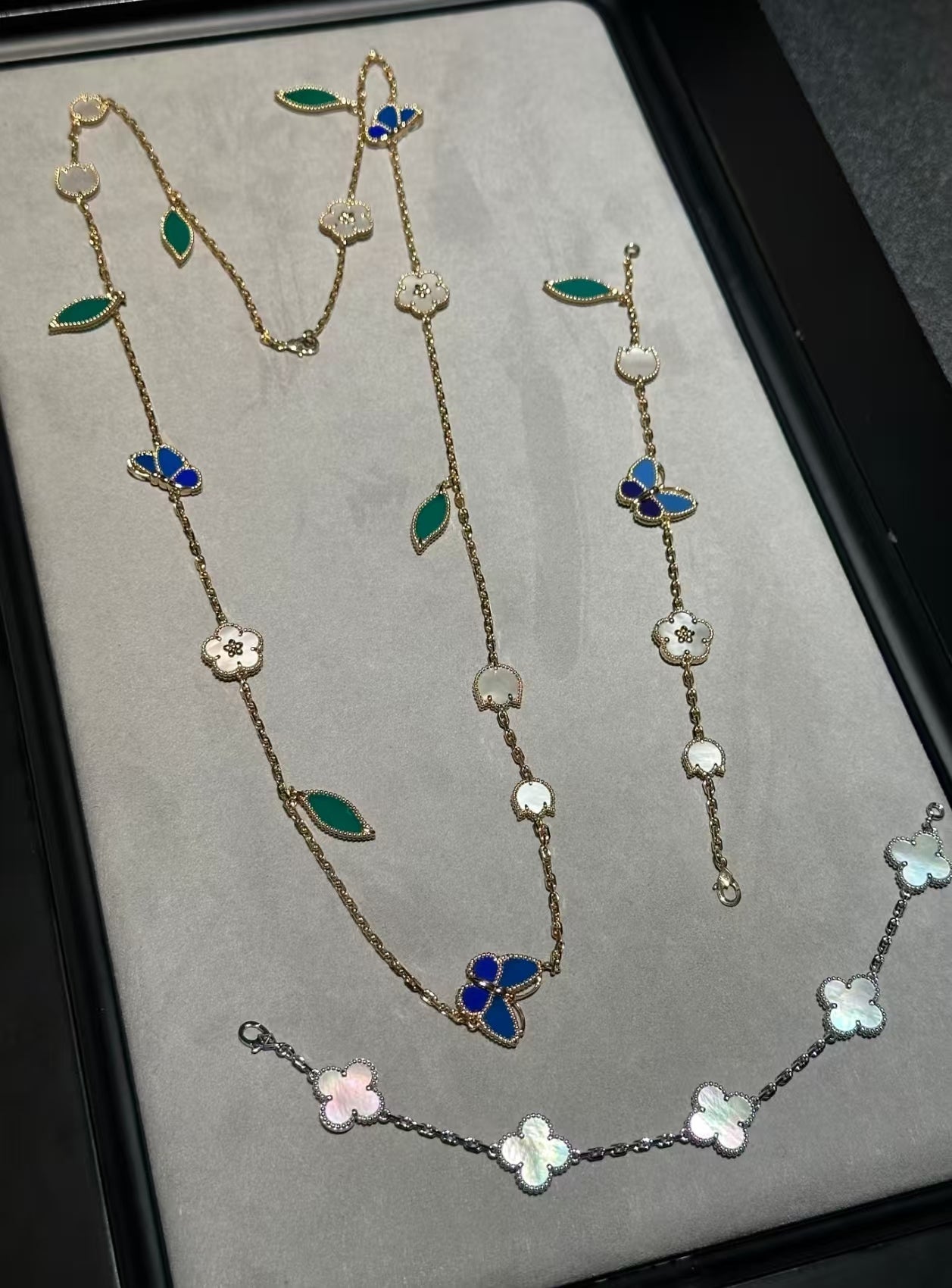 [Royal Jewellery ]LUCKY SPRING GOLD  MOTIFS  NECKLACE