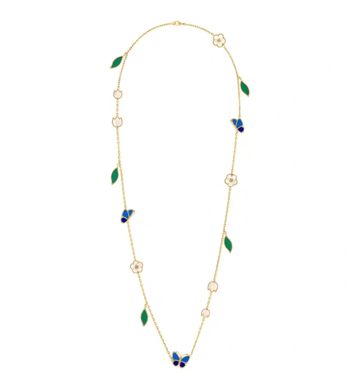 [Royal Jewellery ]LUCKY SPRING GOLD  MOTIFS  NECKLACE