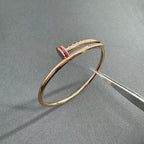[Royal&Vicky]JUSTE BRACELET 2.5MM DIAMONDS NEW