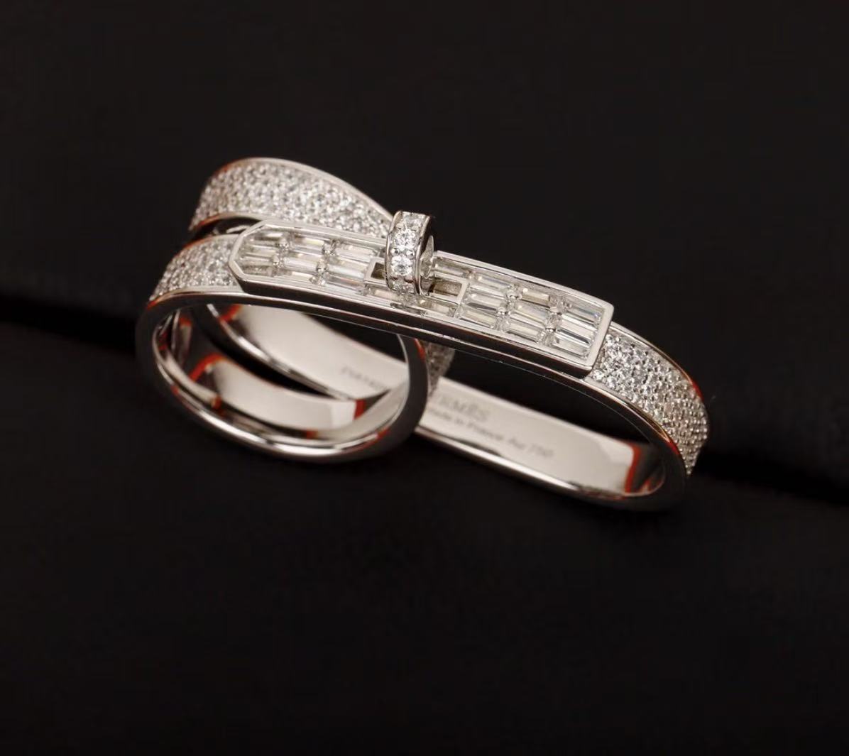 [Royal Jewellery]NEW STYLE FULL CIRCLE DOUBLE DIAMOND RING