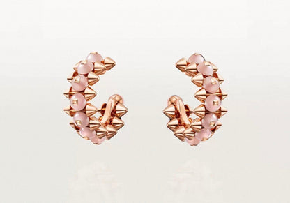 [Royal Jewellery]CLASH COLLECTION AGATE CHALCEDONY STUD EARRINGS