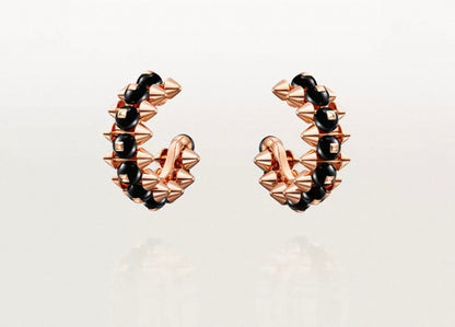 [Royal Jewellery]CLASH COLLECTION AGATE CHALCEDONY STUD EARRINGS