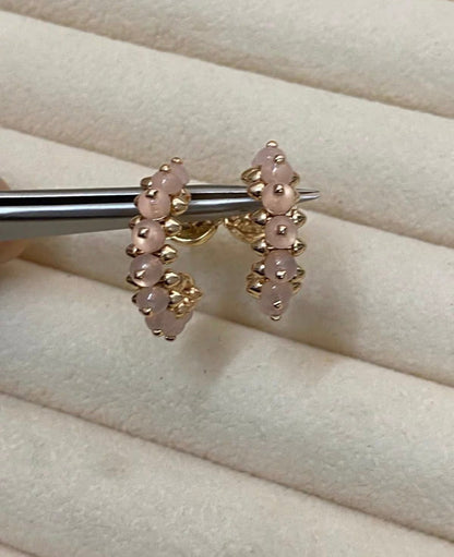 [Royal Jewellery]CLASH COLLECTION AGATE CHALCEDONY STUD EARRINGS