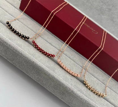 [Royal Jewellery]CLASH COLLECTION AGATE CHALCEDONY STUD NECKLACE