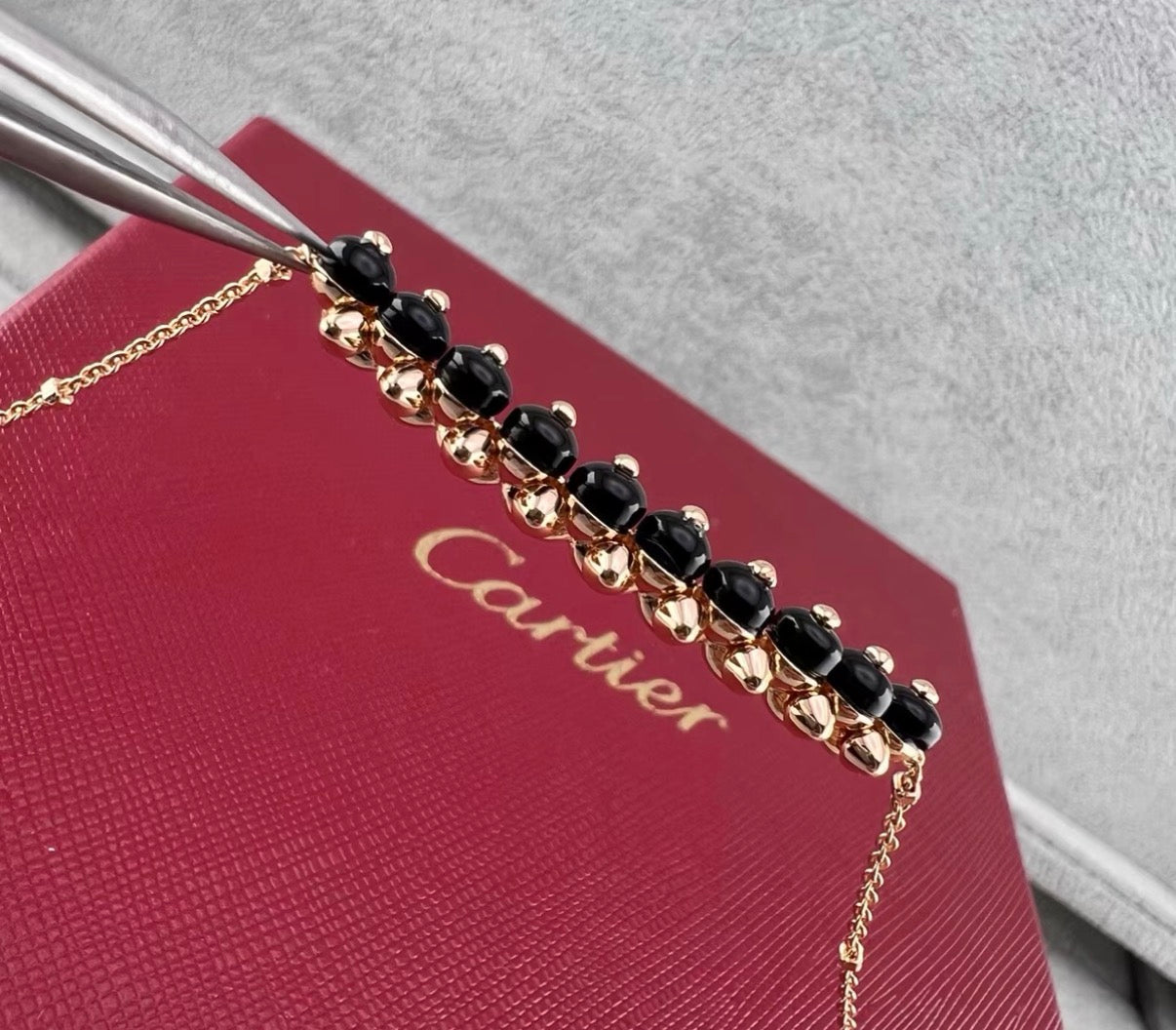 [Royal Jewellery]CLASH COLLECTION AGATE CHALCEDONY STUD NECKLACE