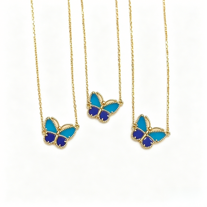 [Royal Jewellery] 2026 NEW LUCKY BUTTERFLY 1 MOTIFS NECKLACE