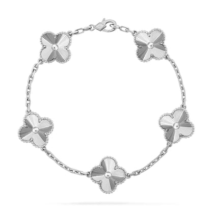 [Royal Jewellery]CLOVER SILVER 5 MOTIFS BRACELET