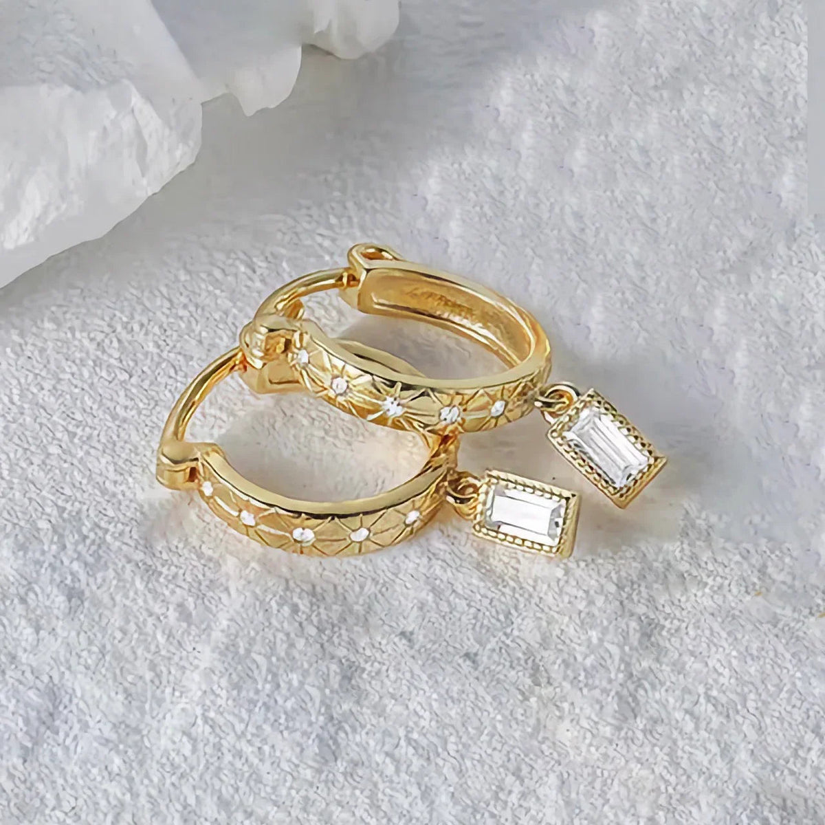 [Royal&Vicky]Cassidy Diamant-Creolen
